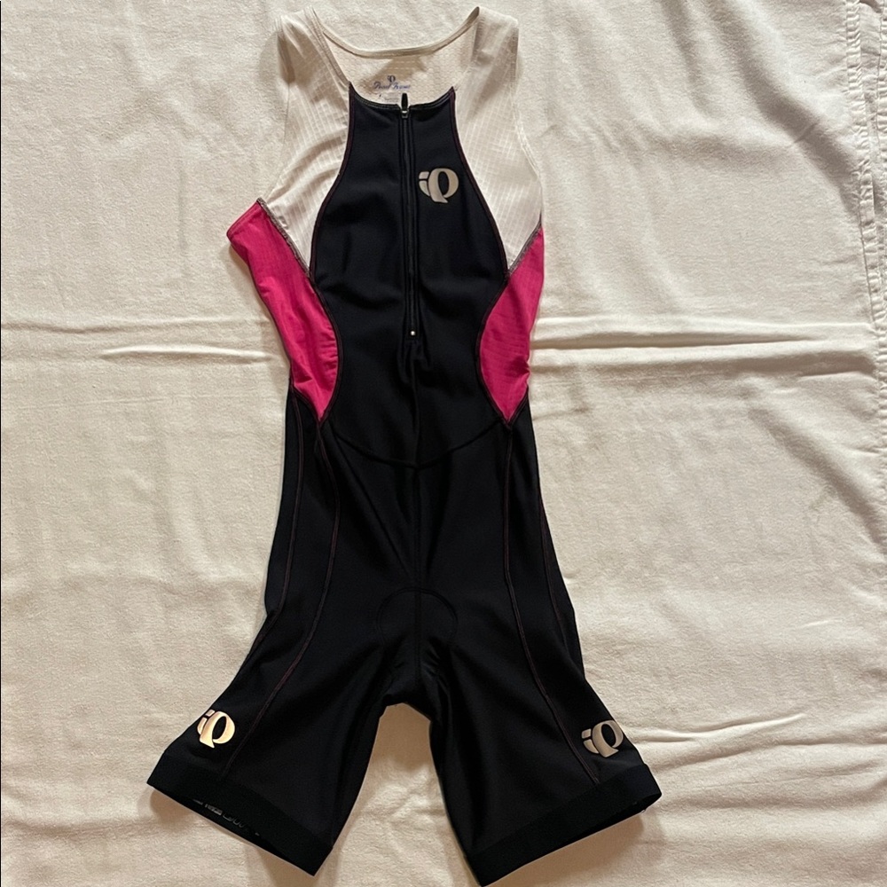 Pearl Izumi Black and Pink Performance Suit